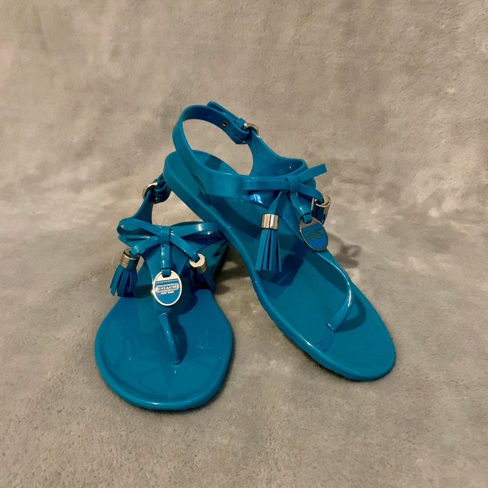 Coach Tassel Jelly Sandals